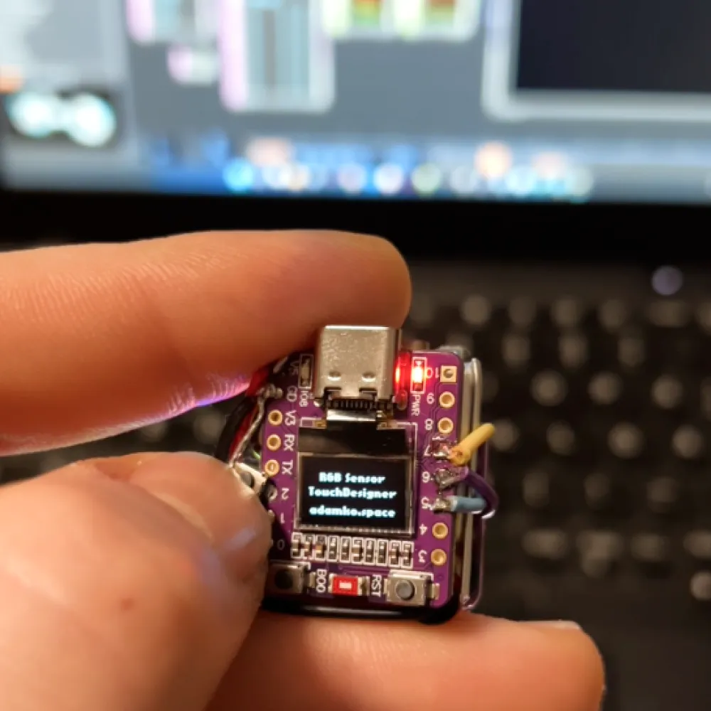 spaceLAB: RGB Sensor dla Touchdesignera