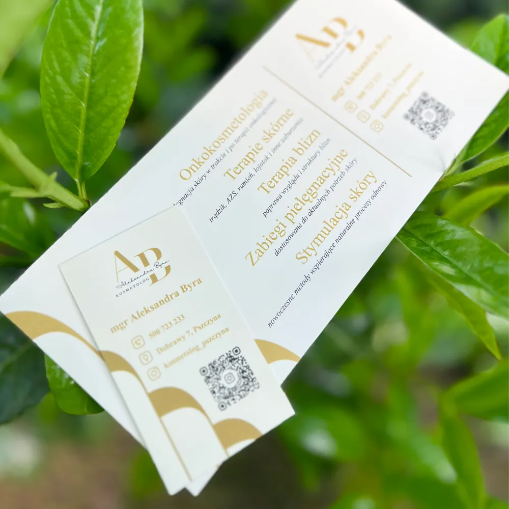 Kosmetolog Pszczyna - materiały reklamowe drukowane