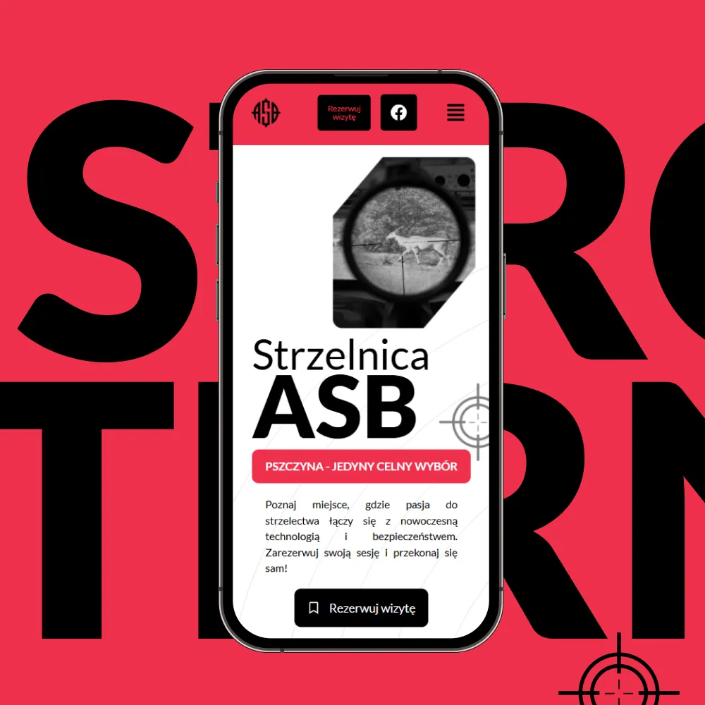 Strzelnica ASB Pszczyna - strona internetowa oparta na WordPress